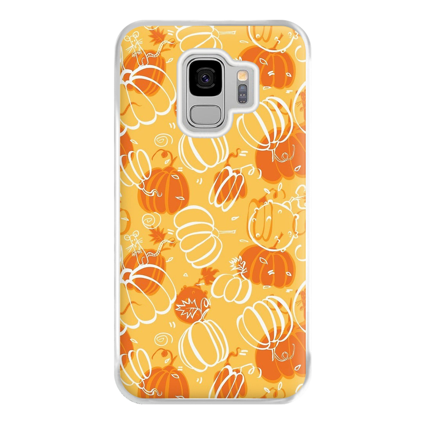 Drawn Pumpkin Pattern Phone Case