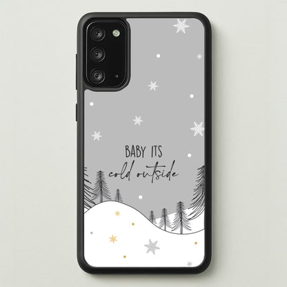Baby It's Cold Outisde Landscape Galaxy Note 20 Case