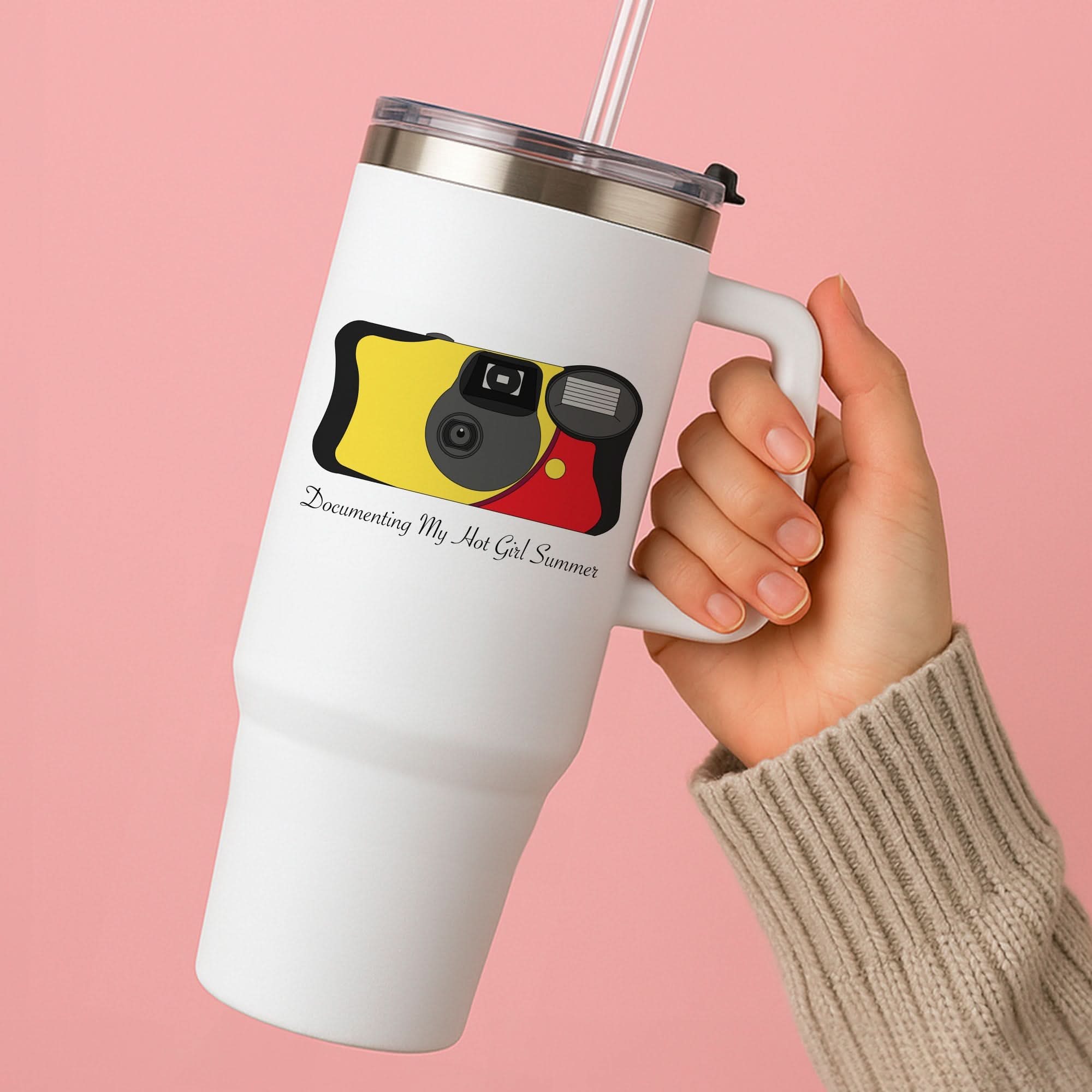 Documenting My Hot Girl Summer Camera Tumbler