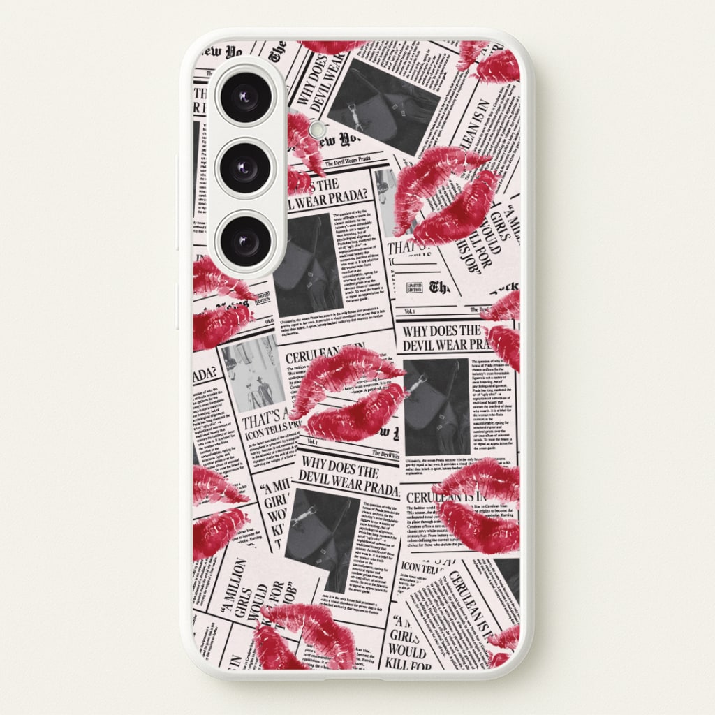 Front Page Kisses Galaxy S24 Case