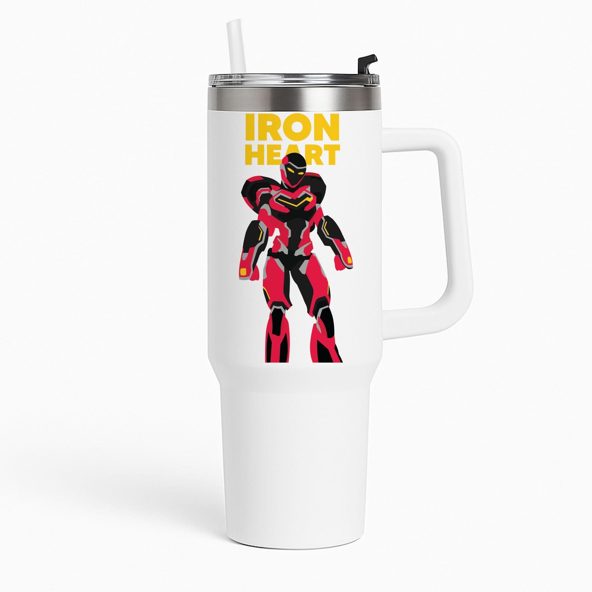Metal Heart Hero Standing Tumbler