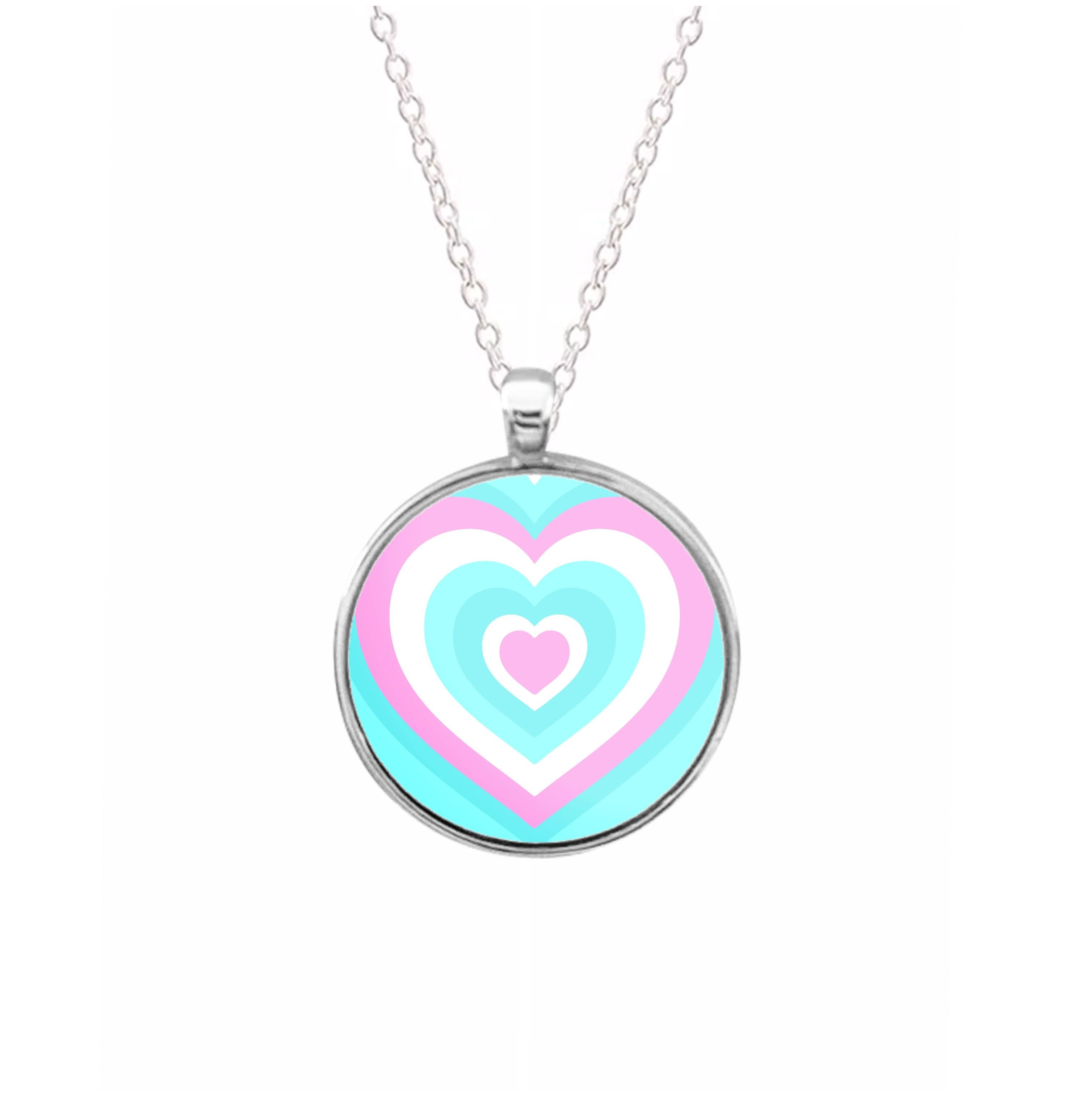 Trans Pride Heart Necklace