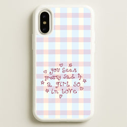 Dreamy Plaid iPhone X / XS Case