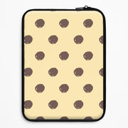 Vanilla & Chocolate Buttons Laptop Sleeve 1