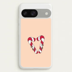 Christmas Candycane Plushies Google Pixel 9 / 9 Pro Case