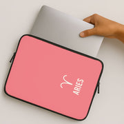 Aries Pastel Zodiac Laptop Sleeve 2