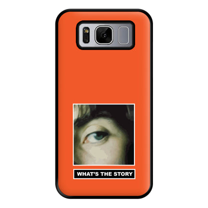 What's The Story Orange Galaxy S8 Case