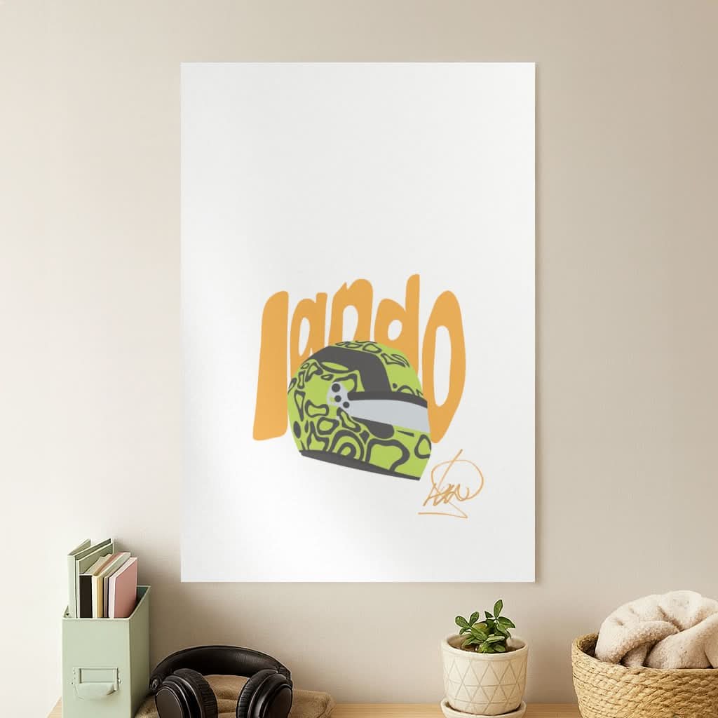 Abstract Lando Poster