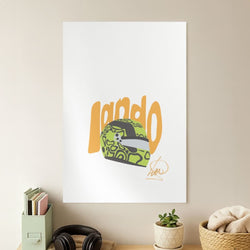 Abstract Lando Poster