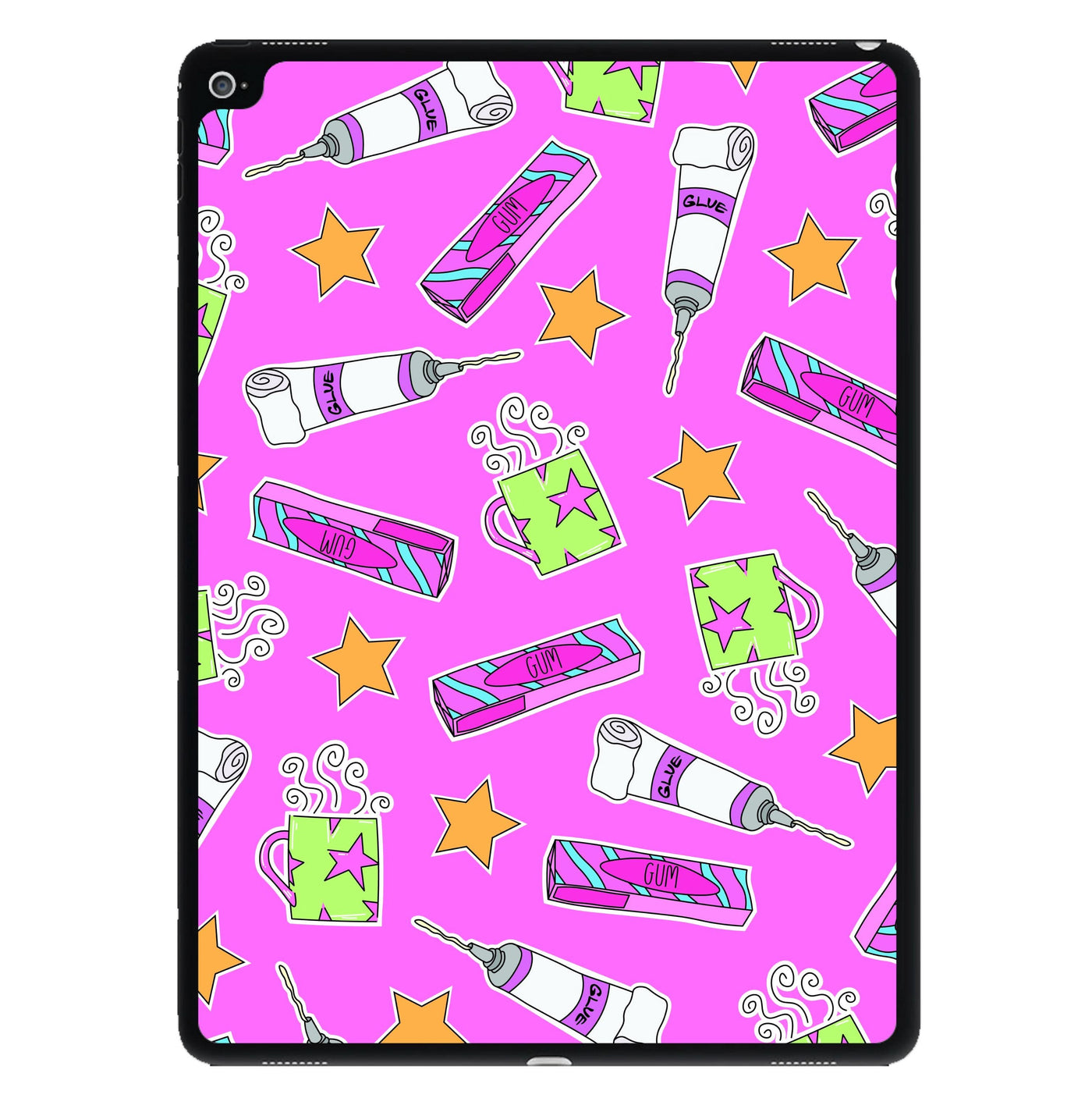 Glue Cup Star Collage iPad Case