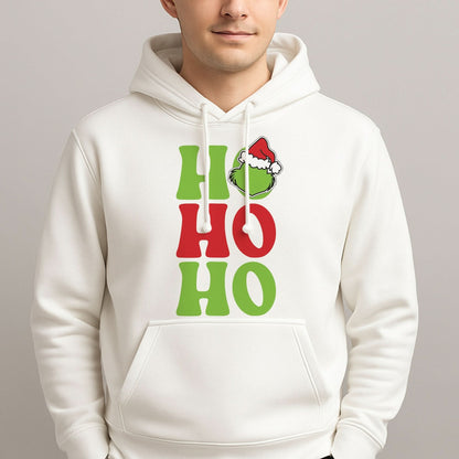 Green Ho Ho Ho Mens Hoodie