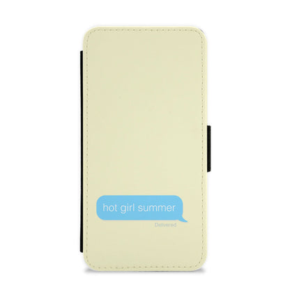 Hot Girl Summer Text - Summer Flip / Wallet Phone Case