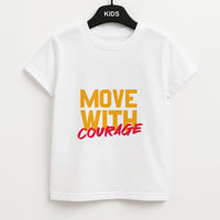 Move With Courage Kids T-Shirt