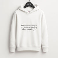 Lighting Up The Sky Tonight Kids Hoodie