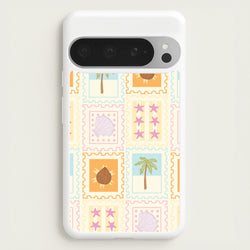 Tropical Stamps Google Pixel 9 Pro XL Case