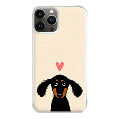 Dachshund Puppy Love Phone Case