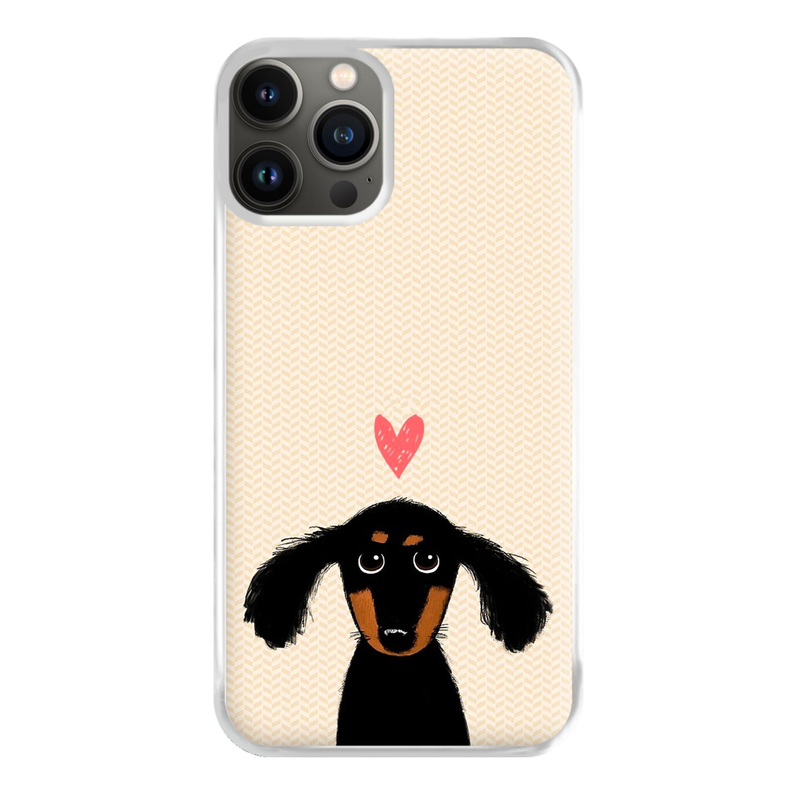 Dachshund Puppy Love Phone Case