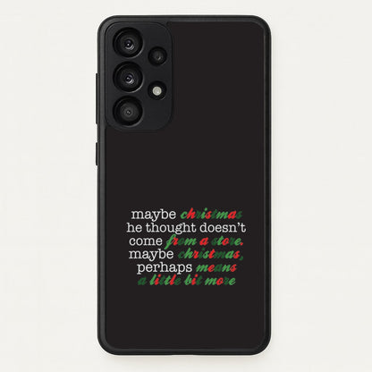 Green Creature Quote Galaxy A33 Case