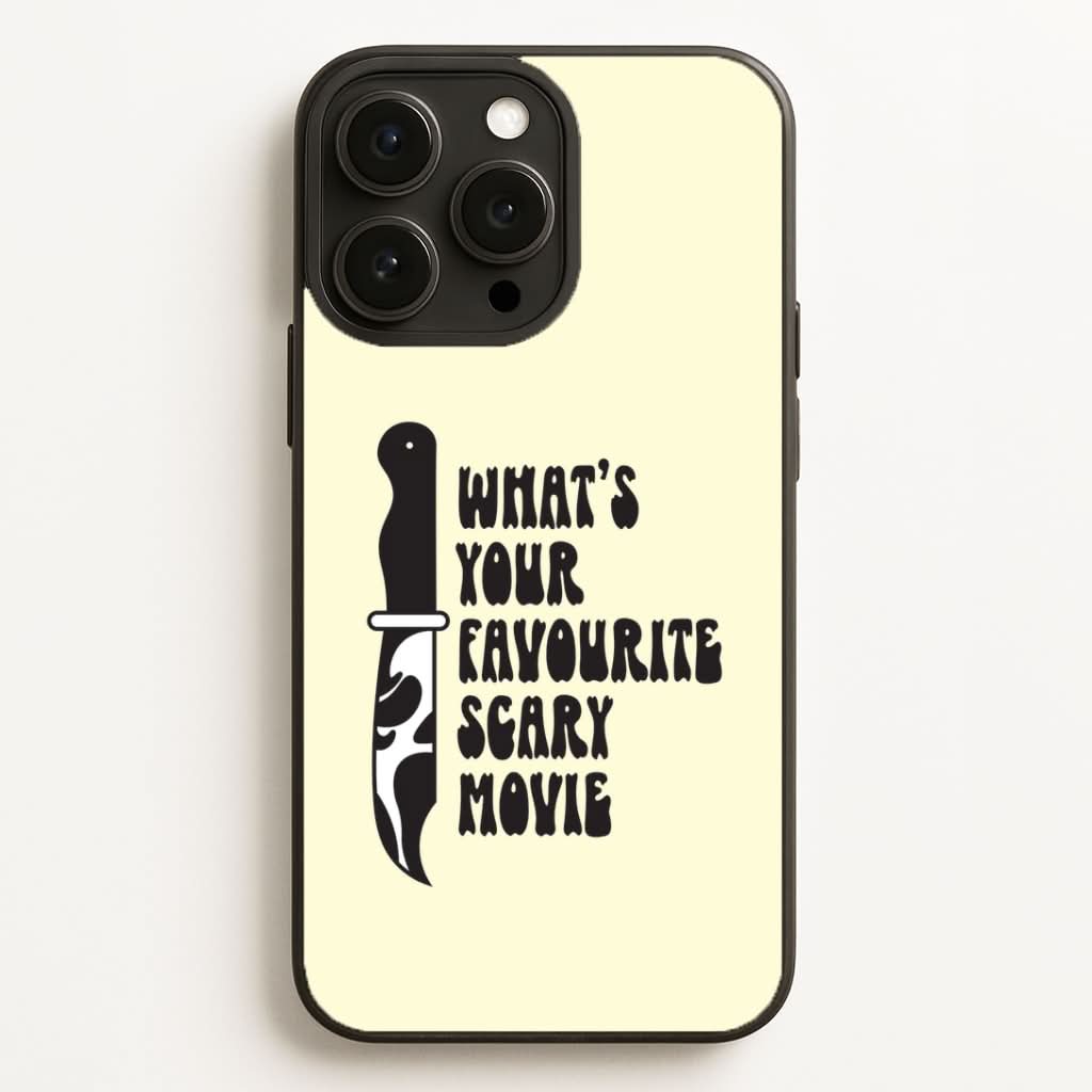 What's Your Favourite Scary Movie Trippy Phone Case