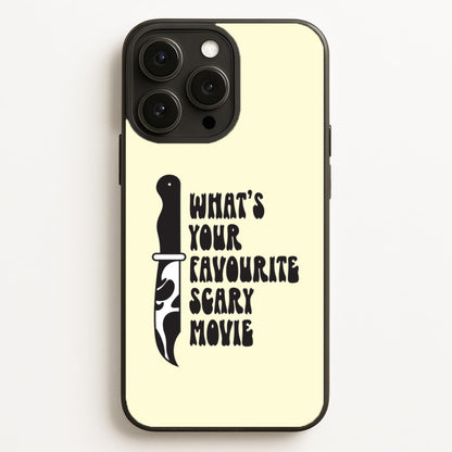What's Your Favourite Scary Movie Trippy iPhone 16 Pro Max Case