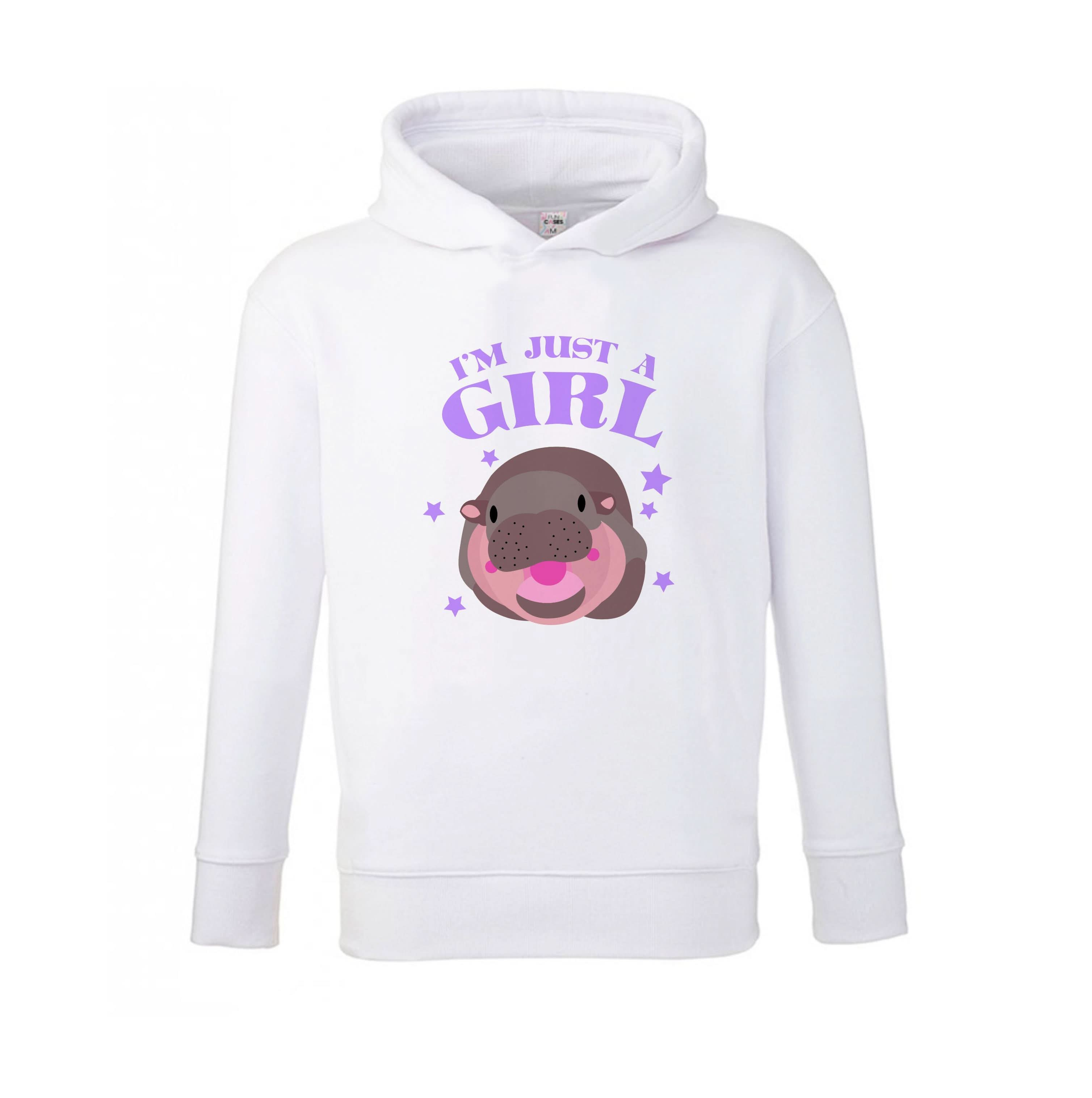 I'm Just A Girl Kids Hoodie