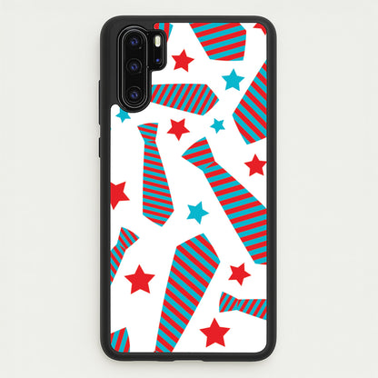 Tie And Stars Pattern Huawei P30 Pro Case