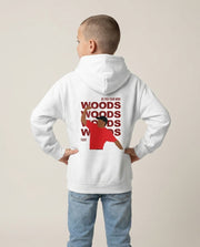 Woods Dark Red Kids Hoodie 1