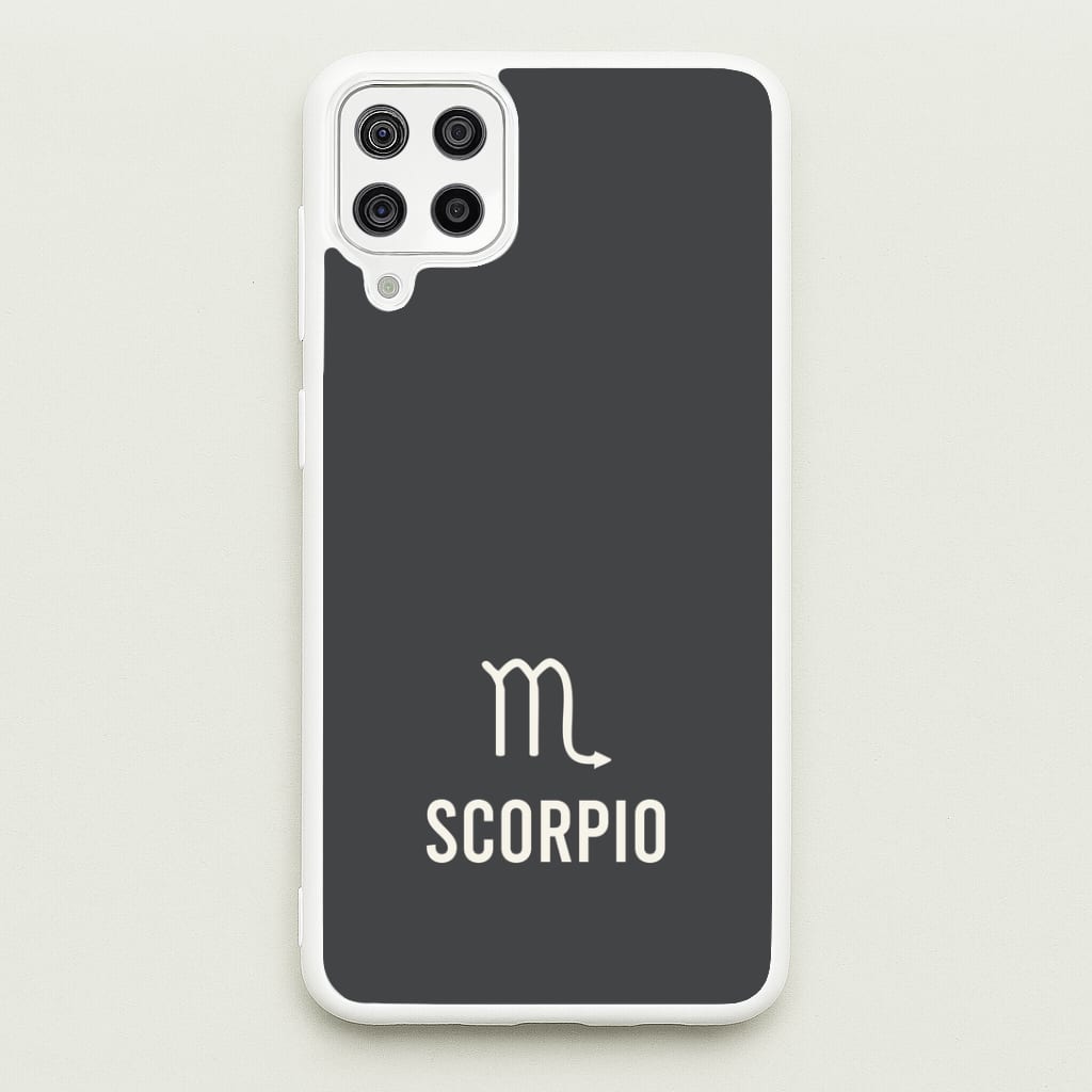 Scorpio Pastel Zodiac Galaxy A12 Case