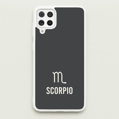 Scorpio Pastel Zodiac Galaxy A12 Case