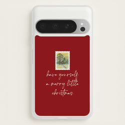 A Merry Little Christmas Stamp Google Pixel 9 Pro XL Case