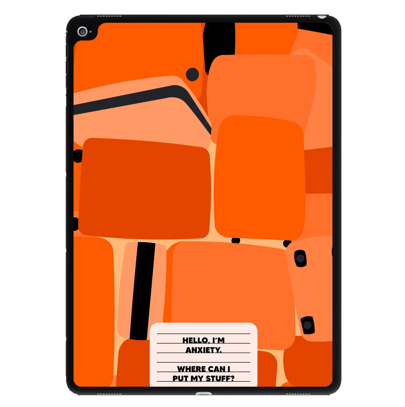 Hello I'm Anxiety - Inside Out iPad Case