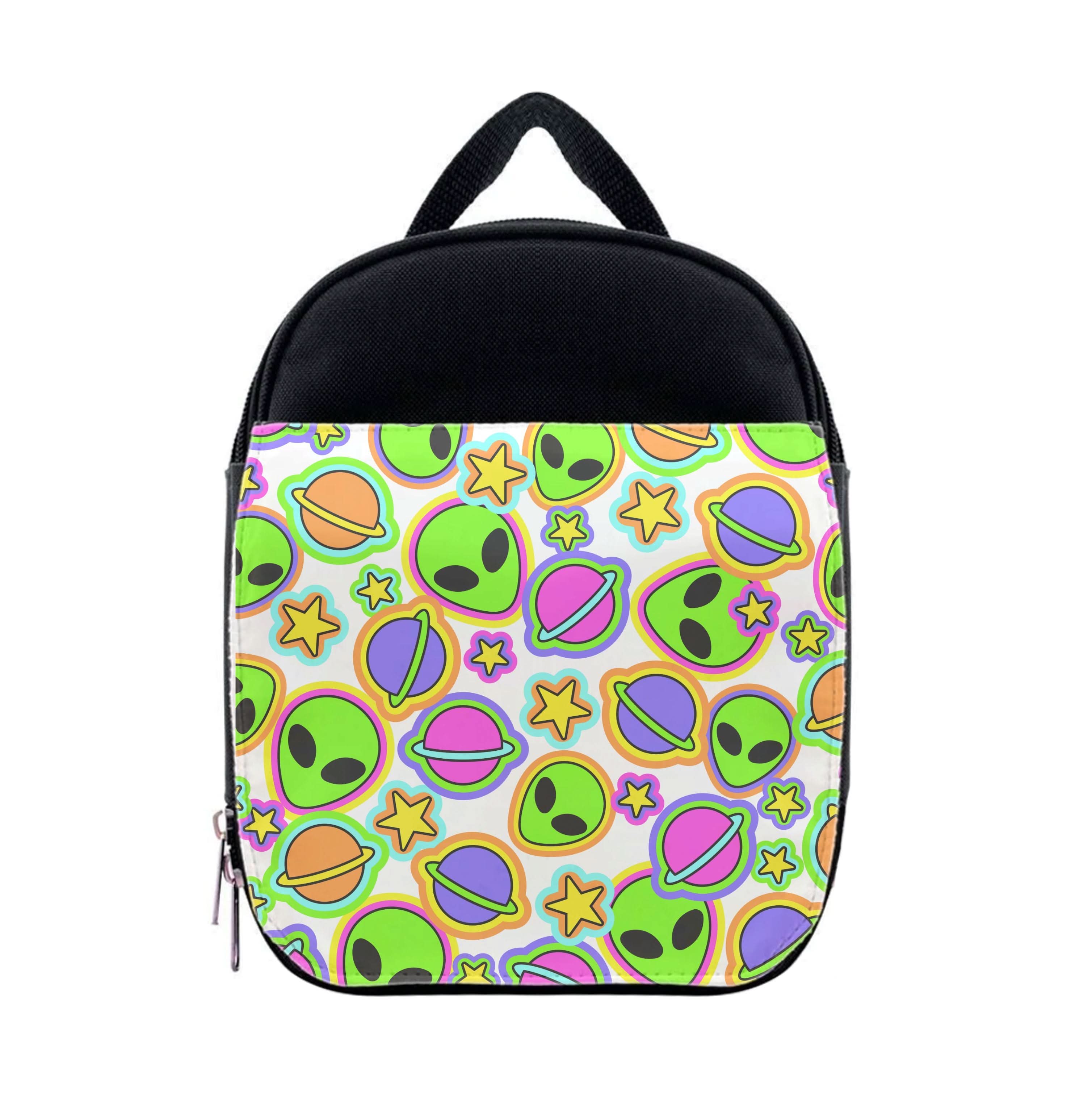 Colourful Aliens And Stars Lunchbox