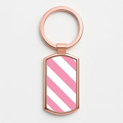 Candy Cane Stripes Luxury Keyring 4