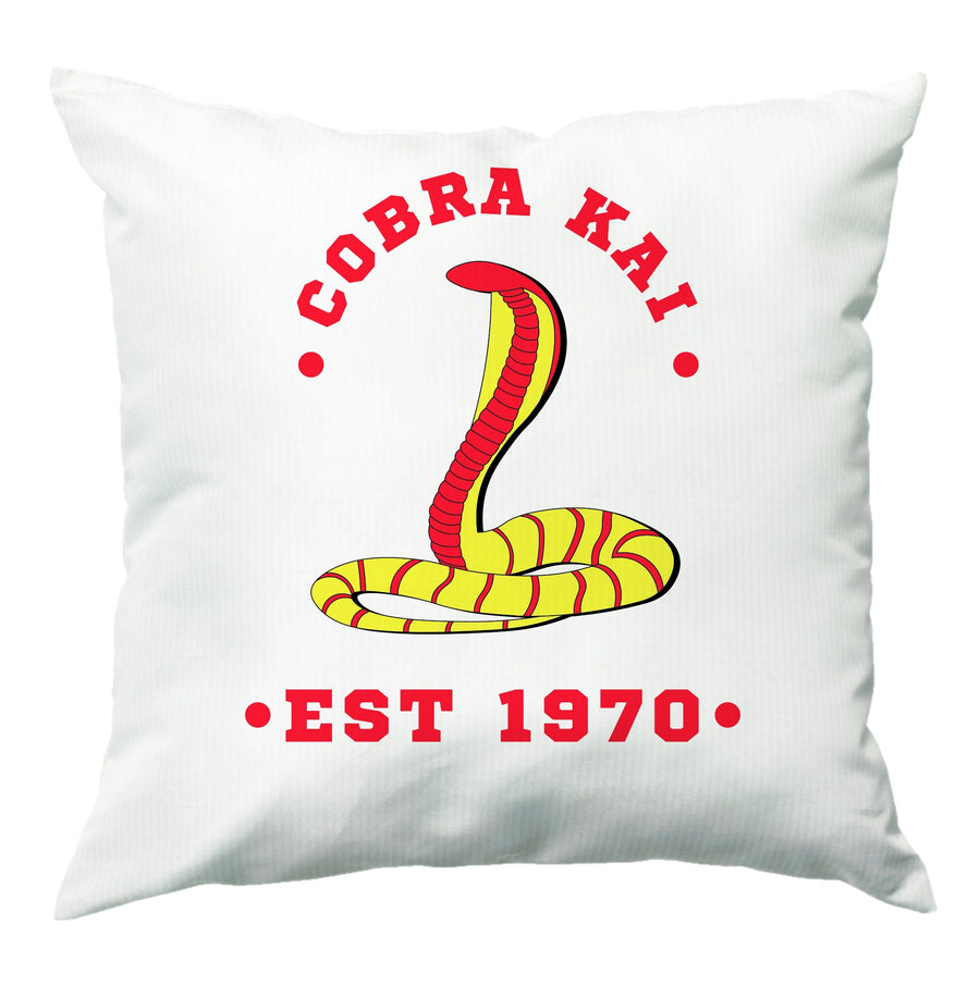 Snake Est 1970 Cushion