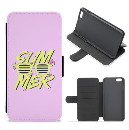 Summer Glasses - Summer Flip / Wallet Phone Case