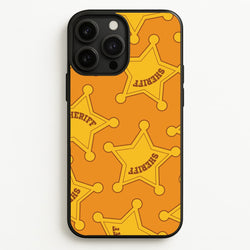 Sheriff Badge Pattern iPhone 13 Pro Case