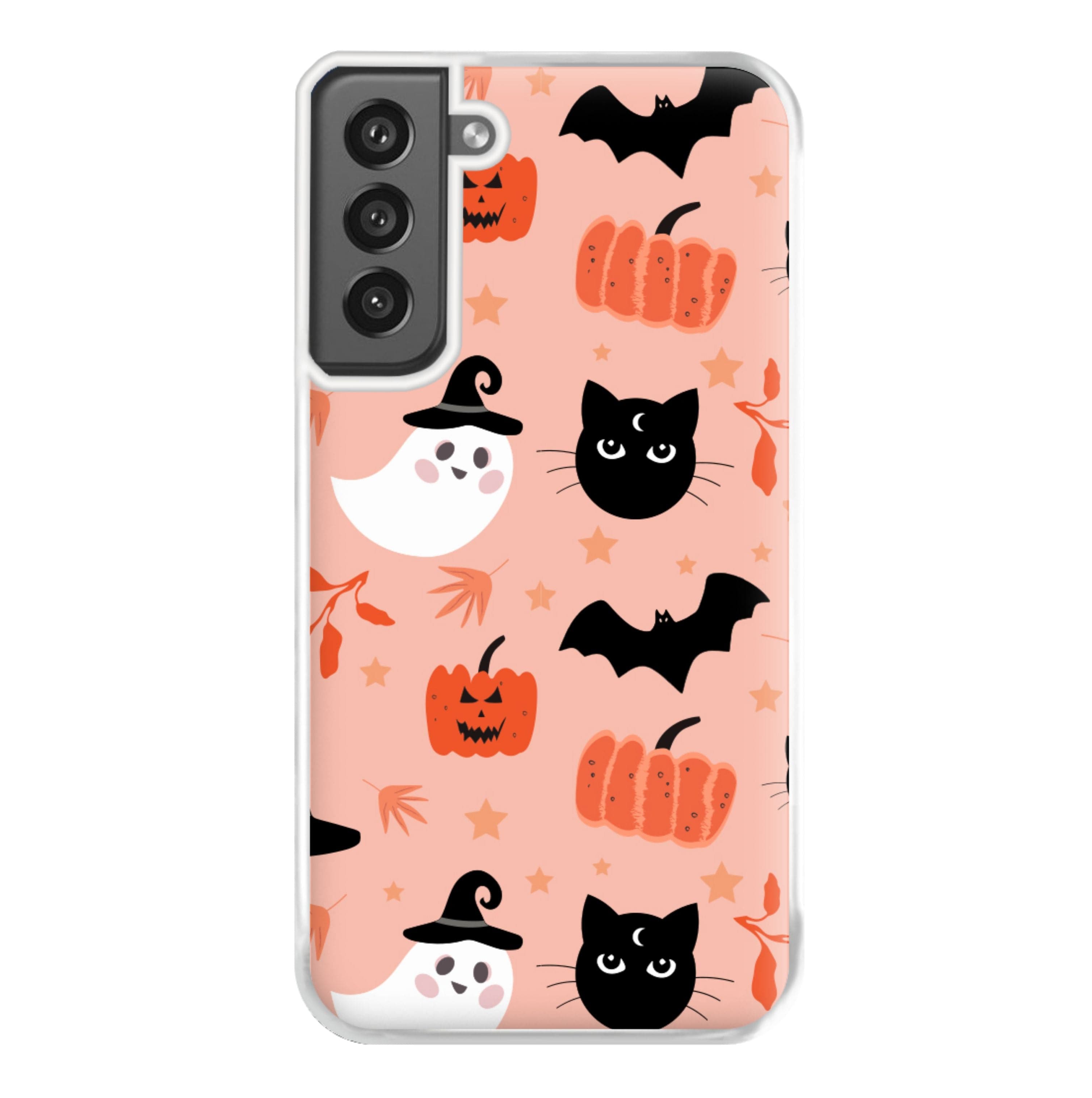 Pretty Pink Halloween Pattern Phone Case