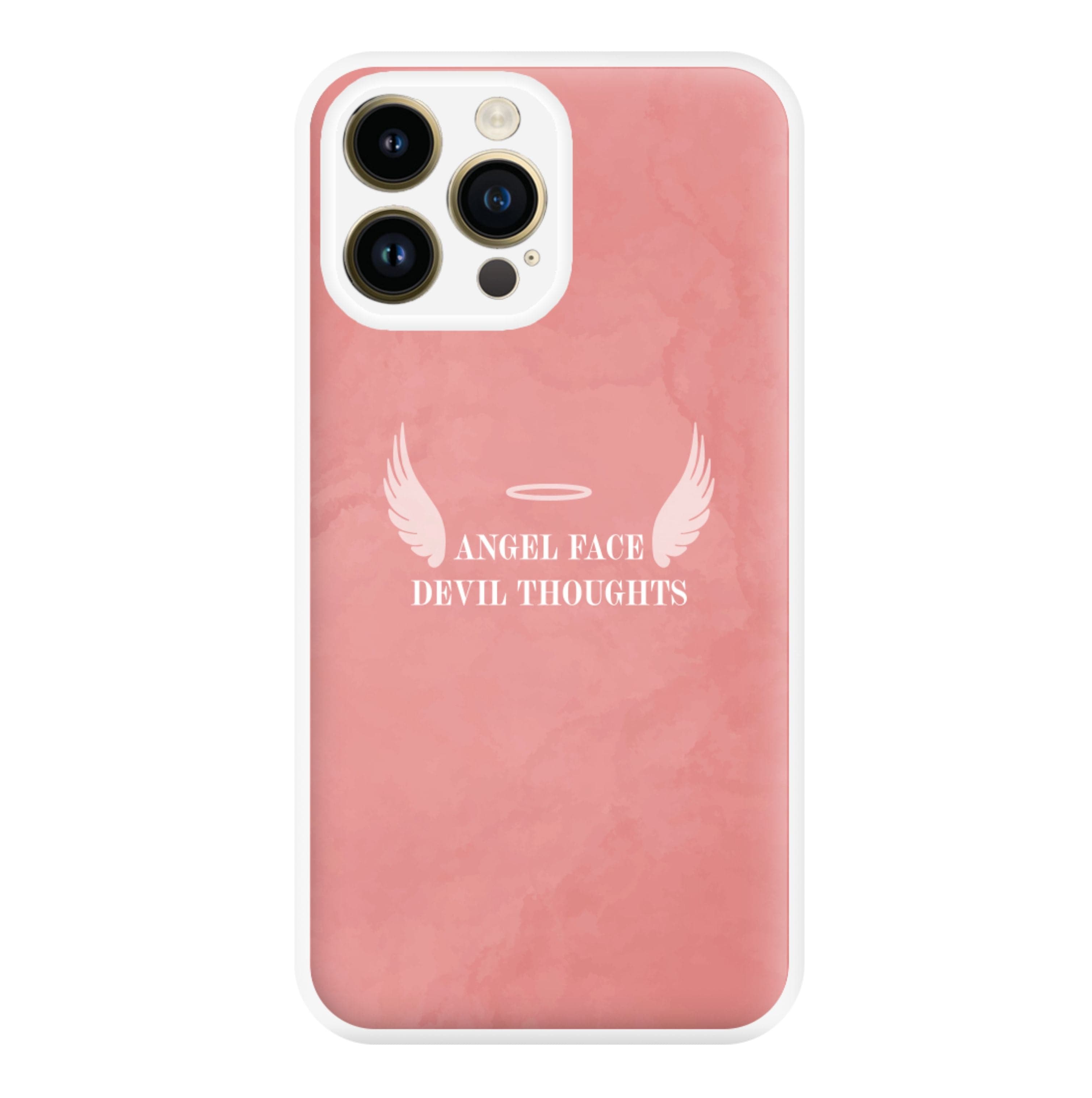 Angel Face Devil Thoughts Phone Case