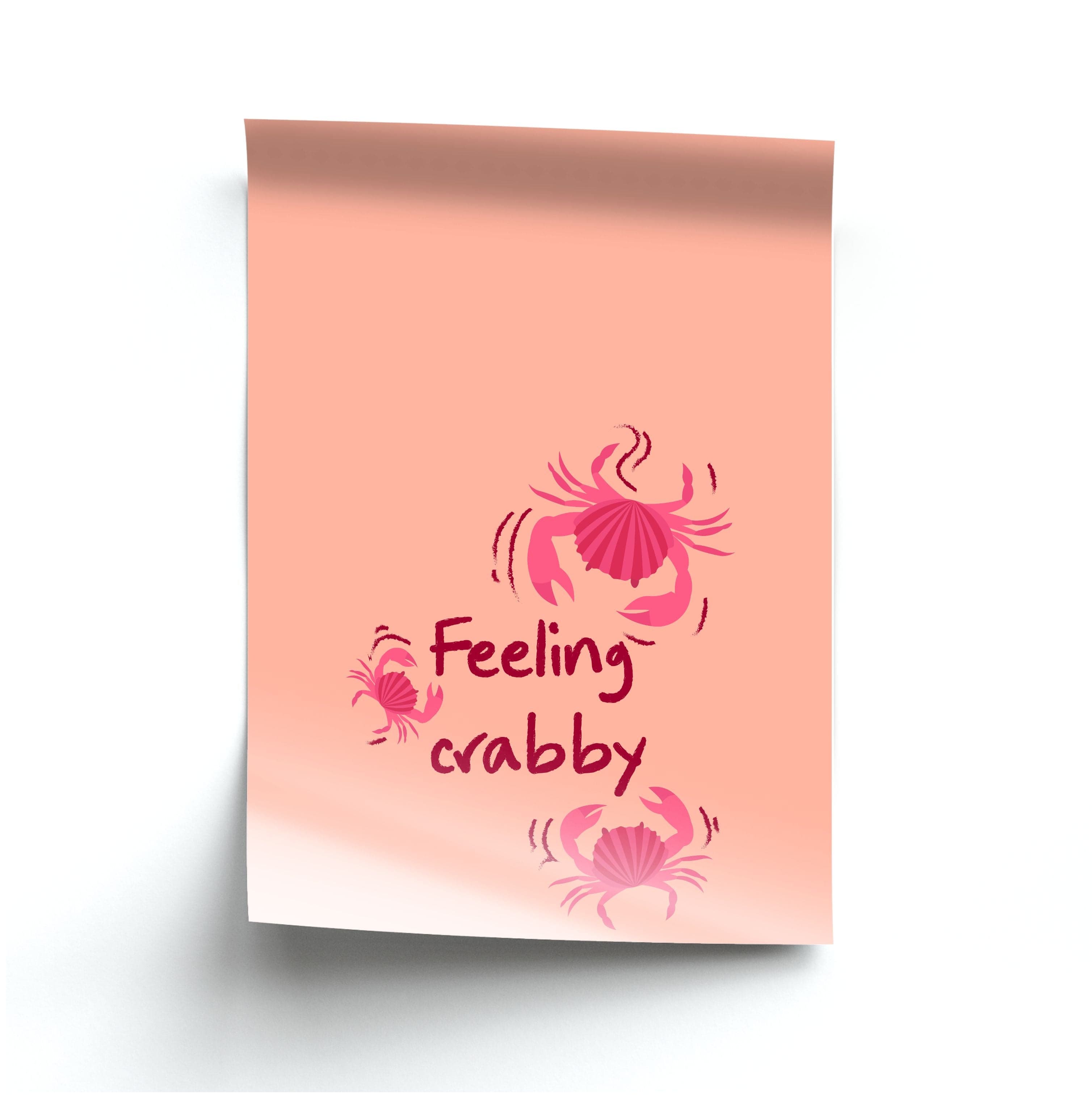 Feeling Crabby - Sealife Poster