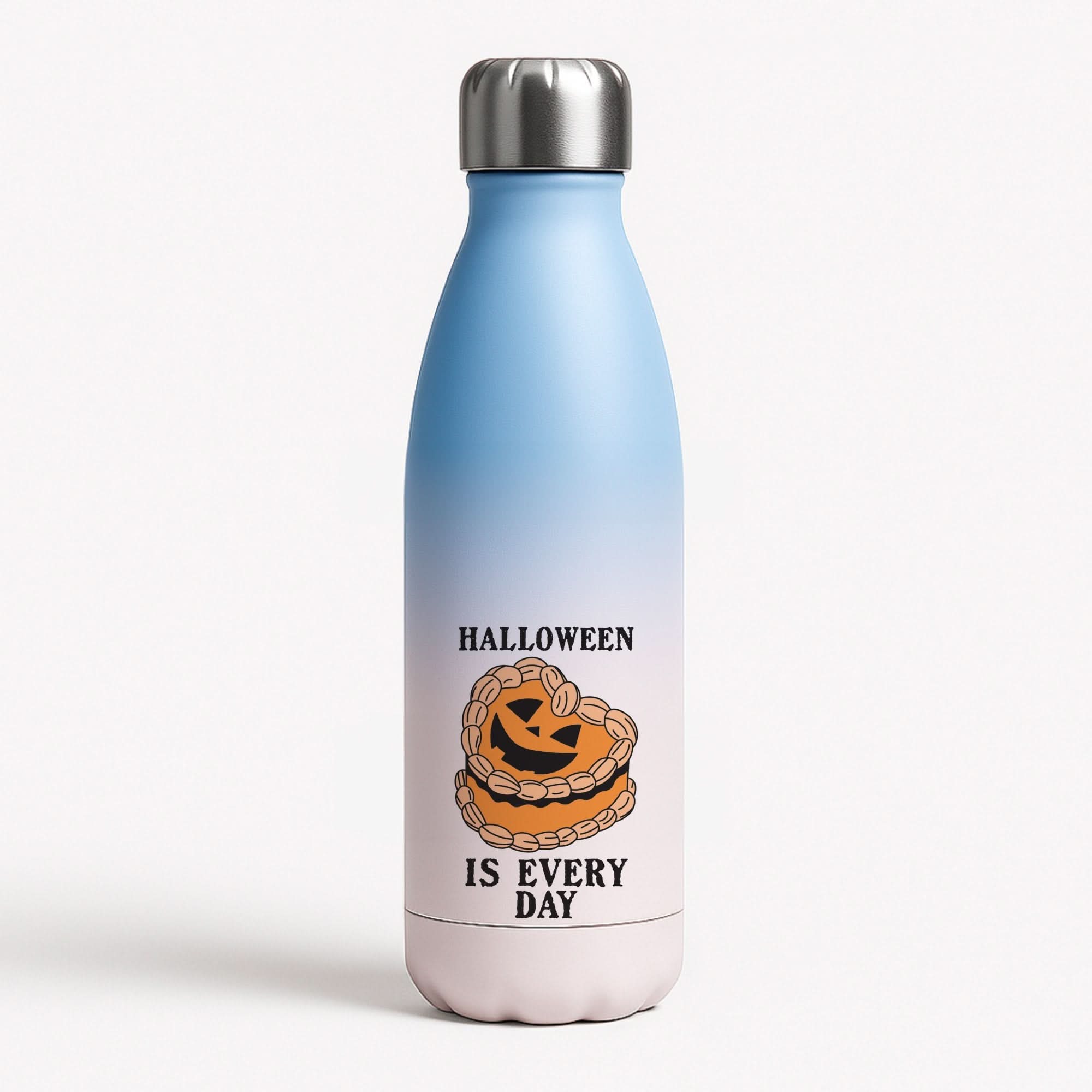 Halloween Is Every Day Blue Water Bottle