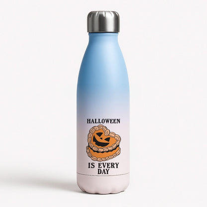 Halloween Is Every Day Blue Water Bottle