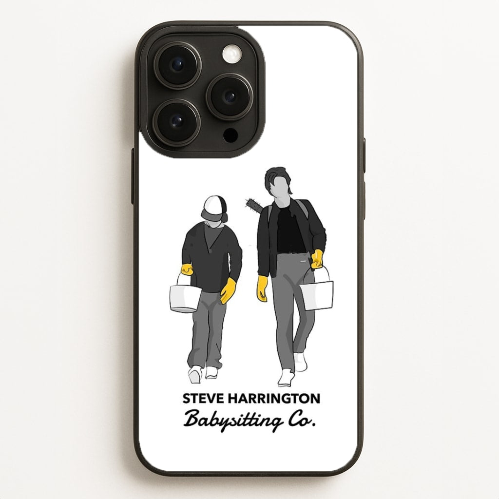 Steve Harrington Babysitting Co Phone Case for iPhone, Samsung Galaxy and Google Pixel