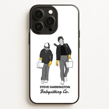 Steve Harrington Babysitting Co Phone Case for iPhone, Samsung Galaxy and Google Pixel