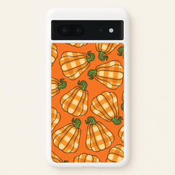 Tartan Pumpkins Pattern Google Pixel 7 Case