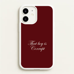 That Boy Is Corrupt iPhone 12 Mini Case