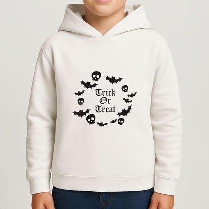 Trick Or Treat Wreath Boys Hoodie