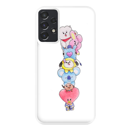 K-Pop Band BT21 Drawing Phone Case