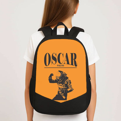 Oscar Orange And Black School Bag