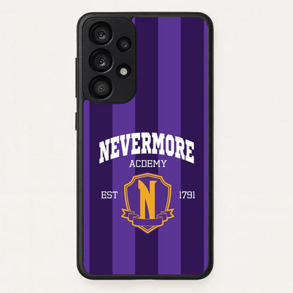 Addams Academy Purple Galaxy A33 Case