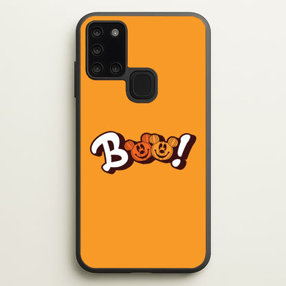 Pumkin Mouse Boo Galaxy A21s Case